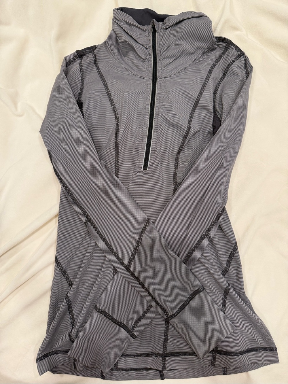 Lululemon Gray Half-Zip Athletic Pullover